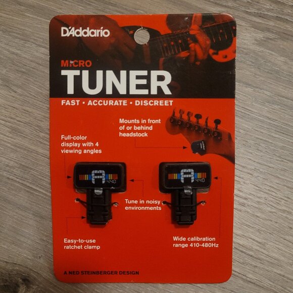 D'Addario Micro Tuner Set of 2 NWT - Picture 1 of 5
